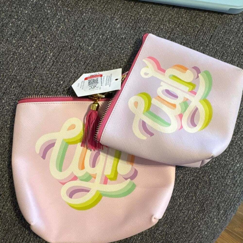Pink And Multi Colored Makeup Bags 1 Dca